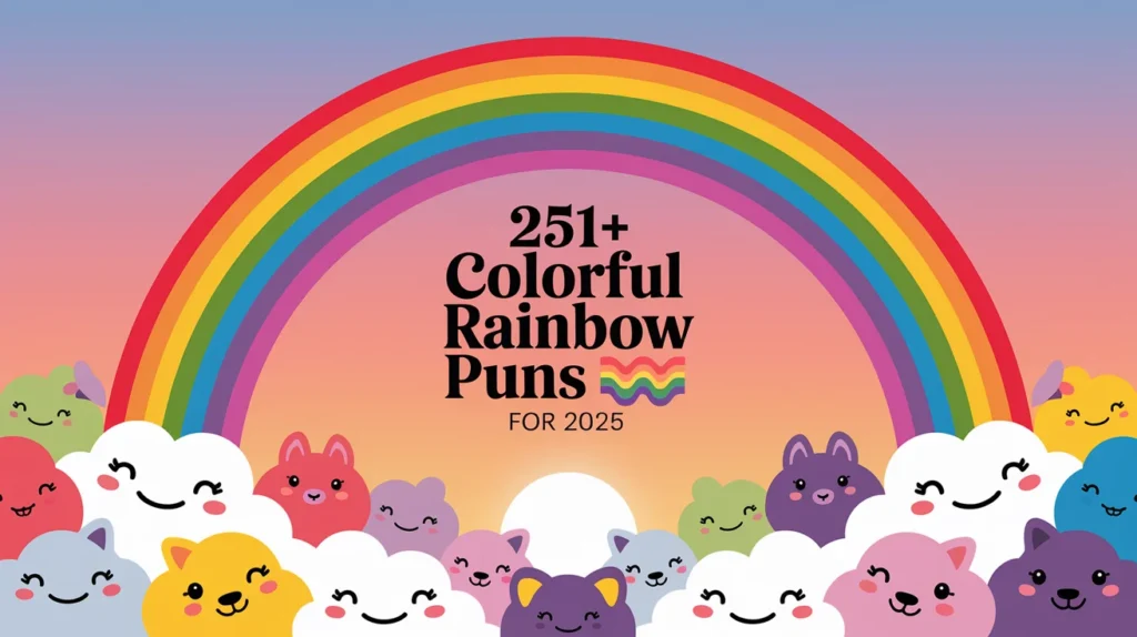 Colorful Rainbow Puns