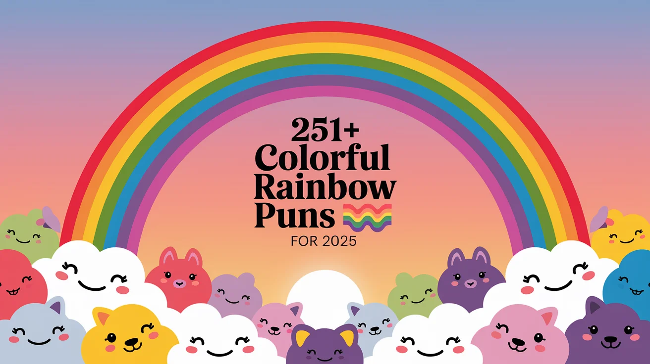 Colorful Rainbow Puns