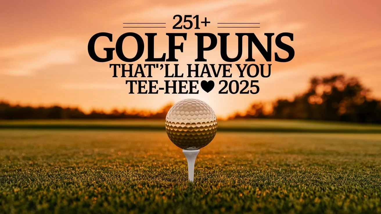Golf Puns