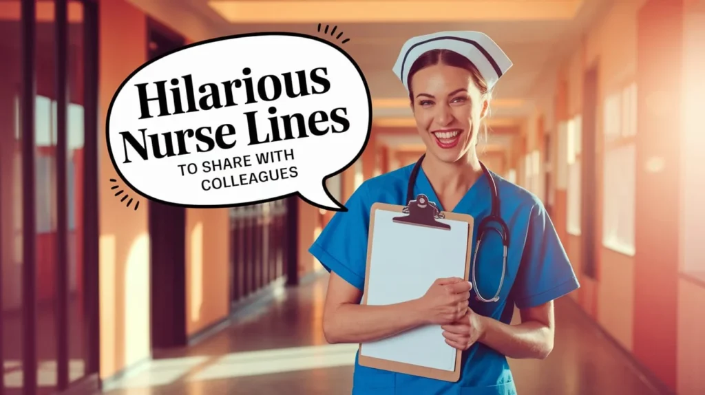 Hilarious Nurse Lines to Share with Colleagues