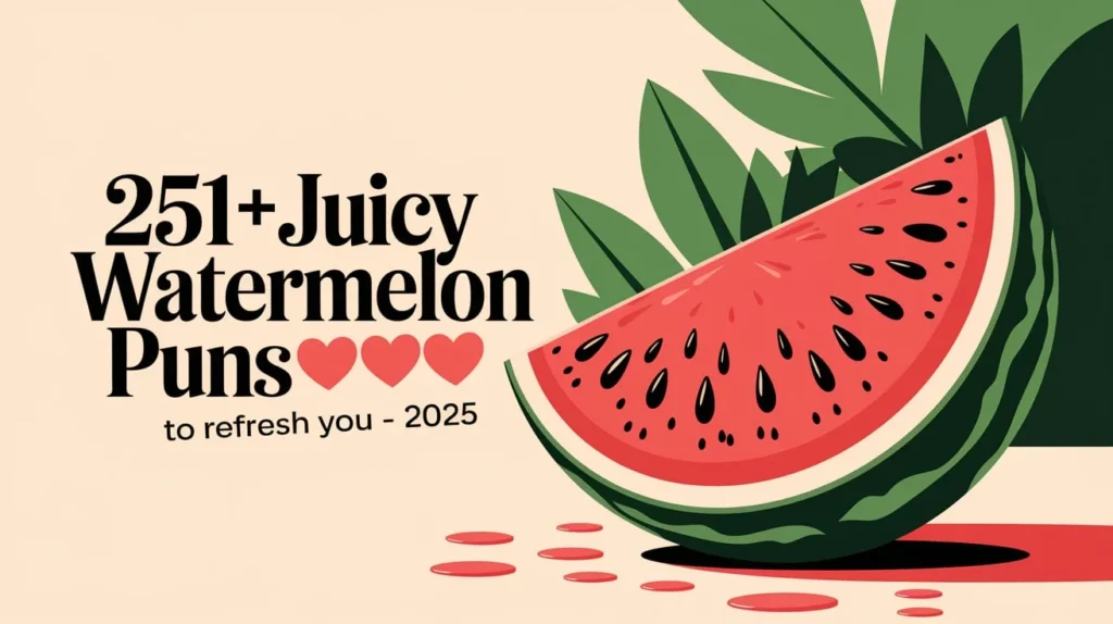 Juicy Watermelon Puns