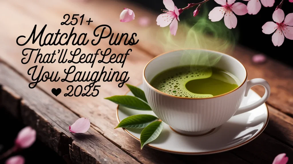 Matcha Puns