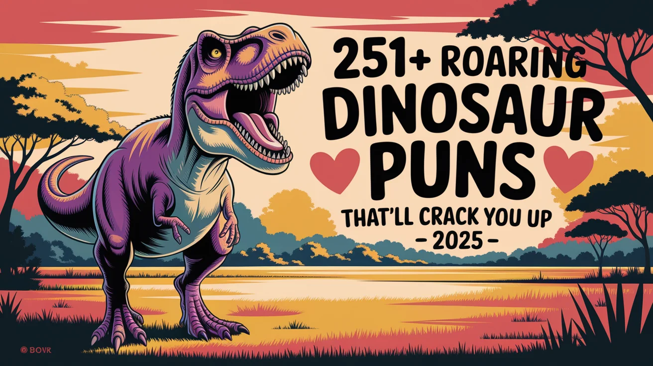 Roaring Dinosaur Puns