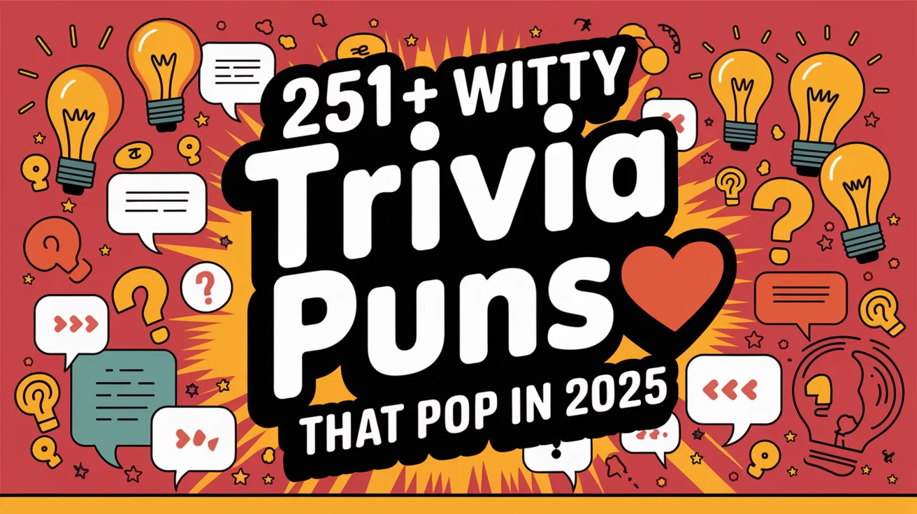 Witty Trivia Puns