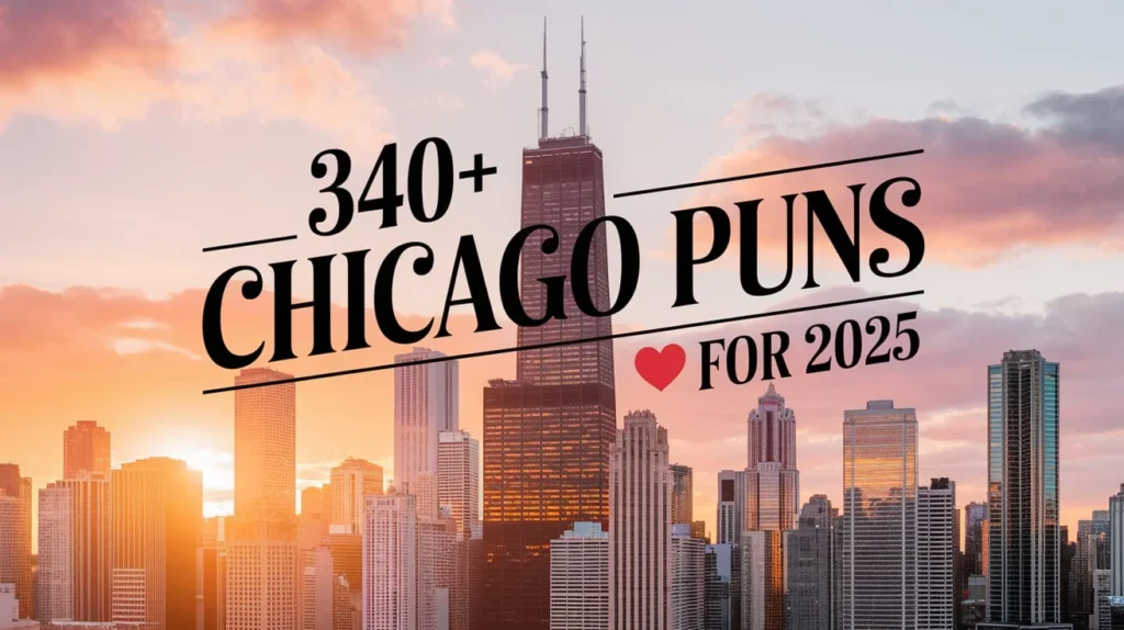 340+ Chicago Puns 😂 for 2025