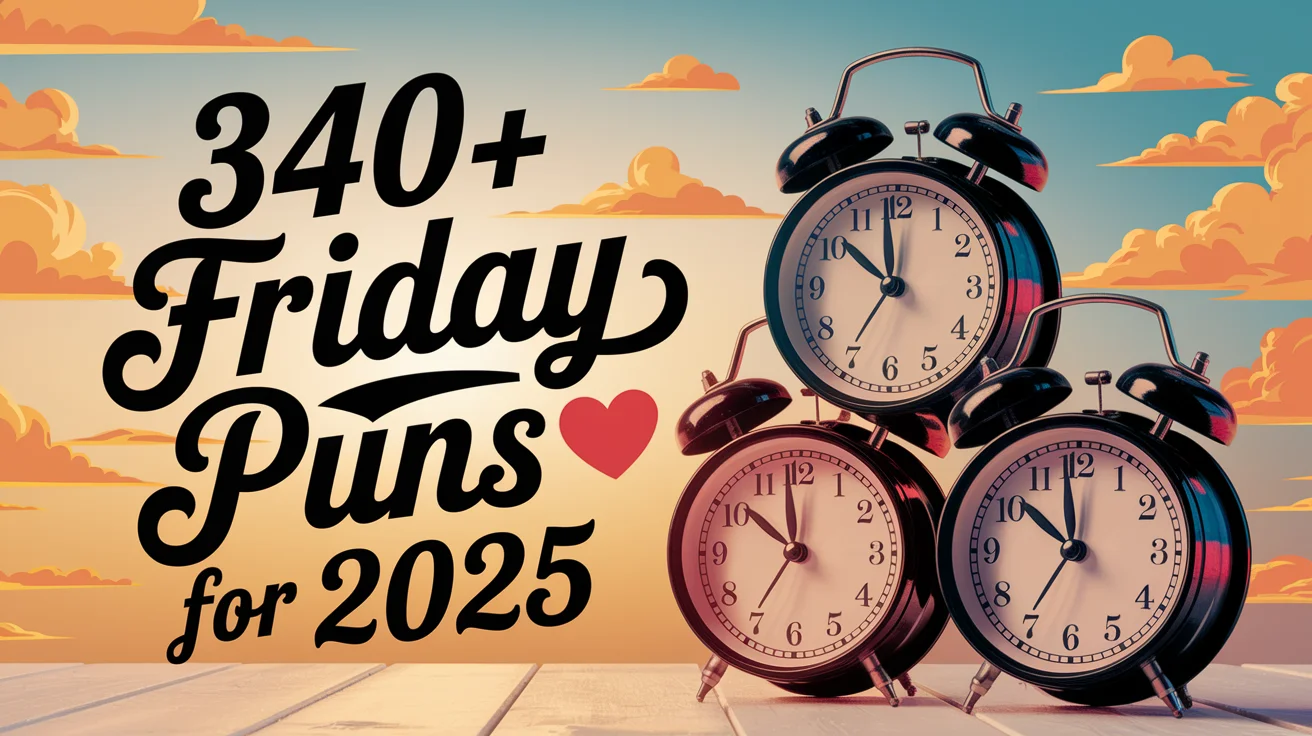 340+ Friday Puns 🎉 for 2025