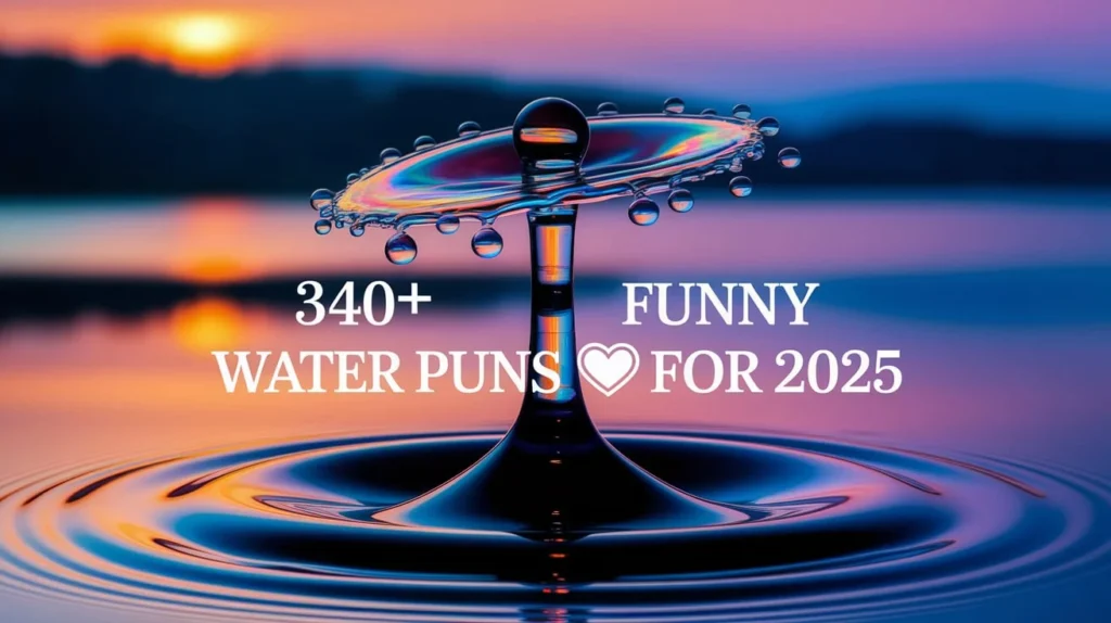 340+ Funny Water Puns 💧 for 2025