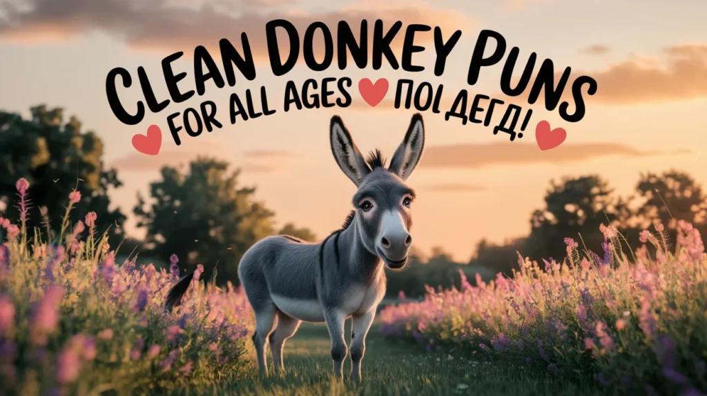 Clean Donkey Puns for All Ages 👨👩👧👦
