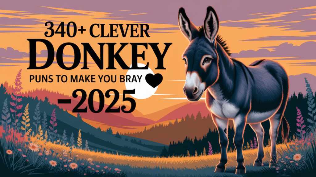 Clever Donkey Puns