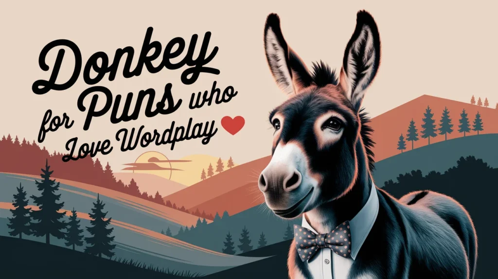 Donkey Puns for Friends Who Love Wordplay 🤝