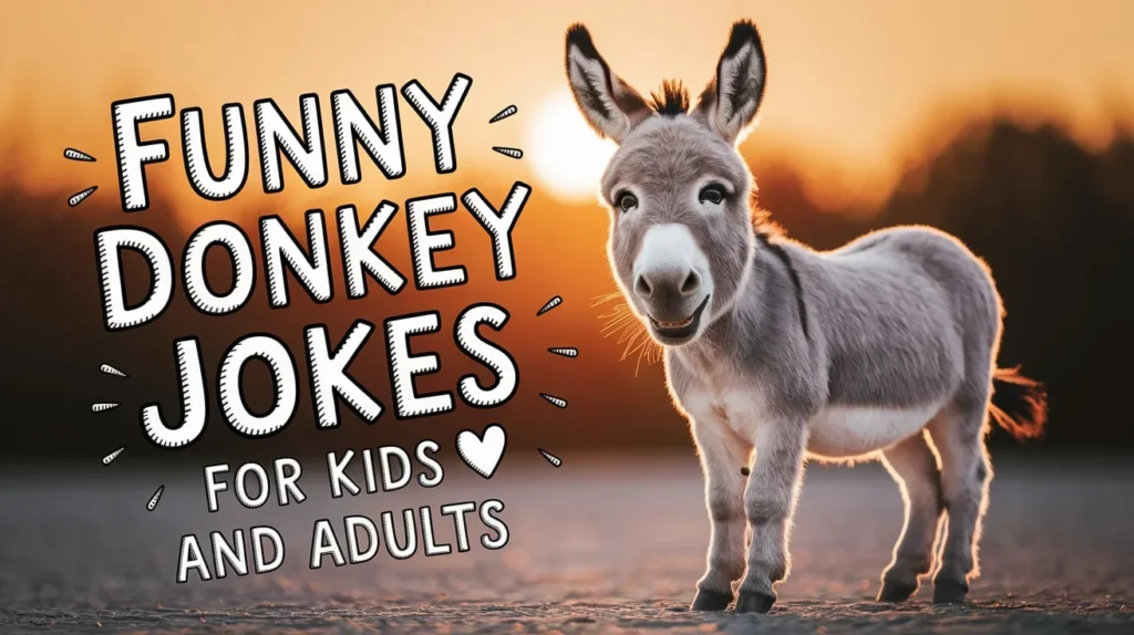 Funny Donkey Jokes for Kids and Adults 🧒👴