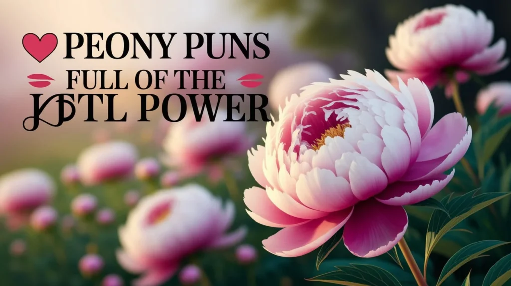 Peony Puns Full of Petal Power
