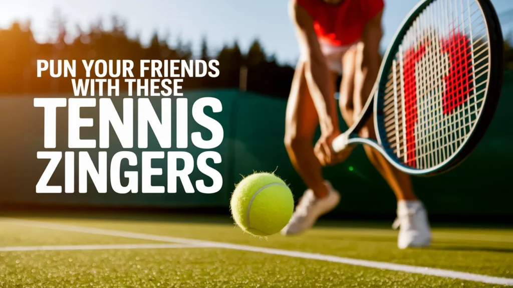 Pun Your Friends With These Tennis Zingers