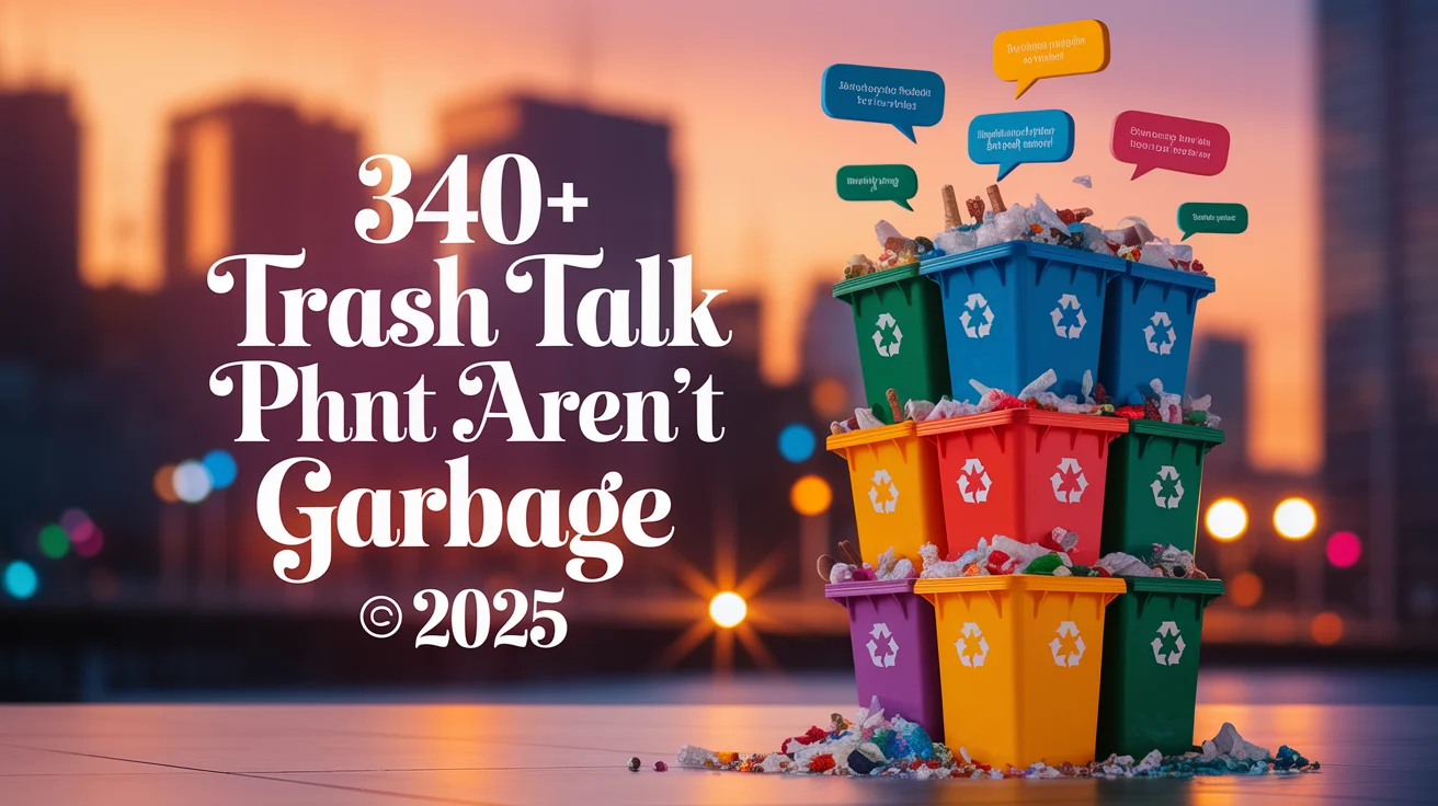 Trash Talk Puns