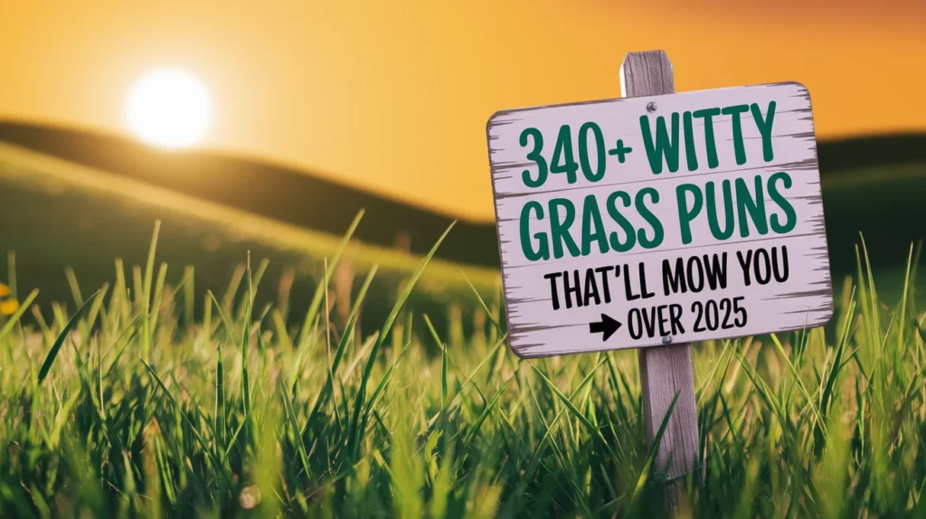 Witty Grass Puns