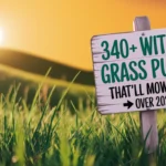 Witty Grass Puns