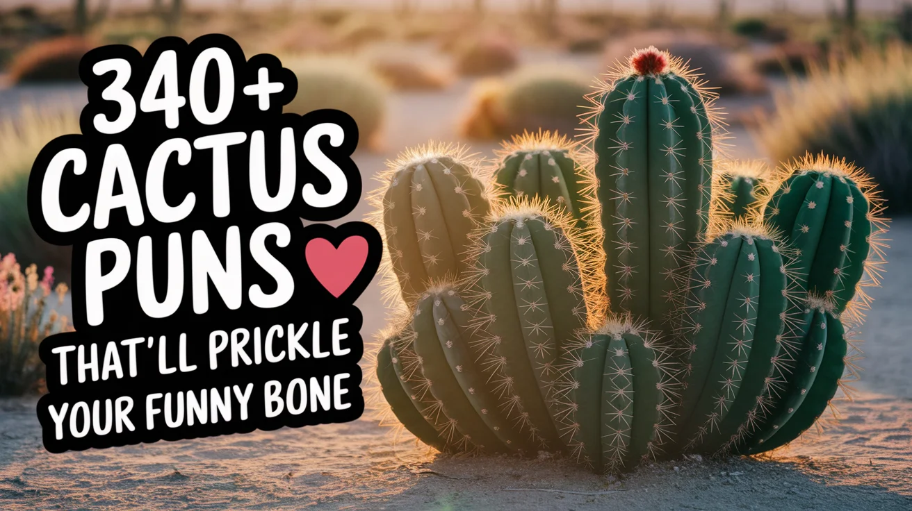 Cactus Puns That’ll Prickle Your Funny Bone