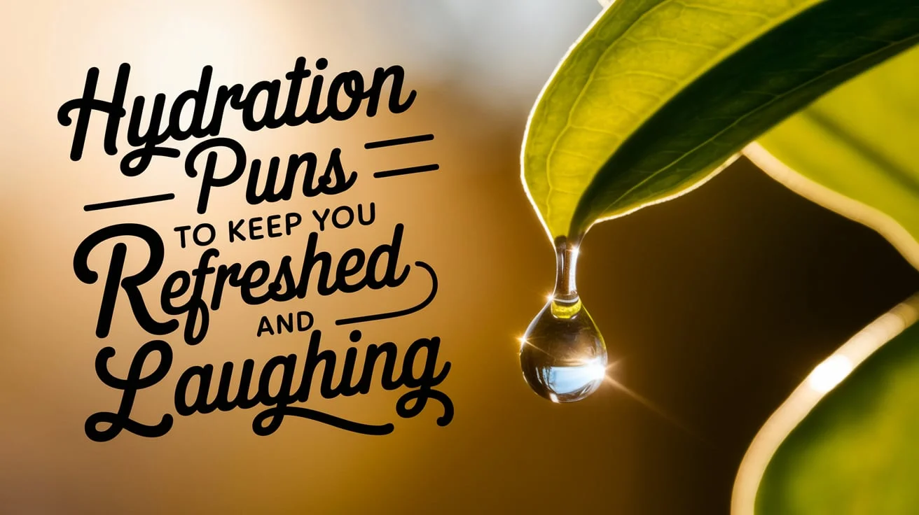 Hydration Puns to Keep You Refreshed and Laughing