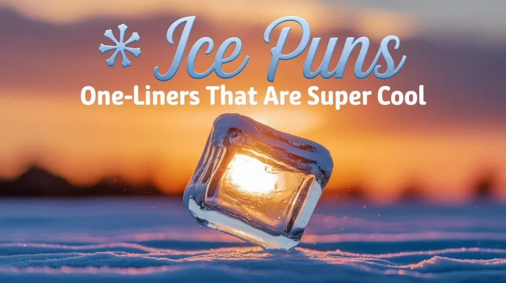 Ice Puns One-Liners That Are Super Cool