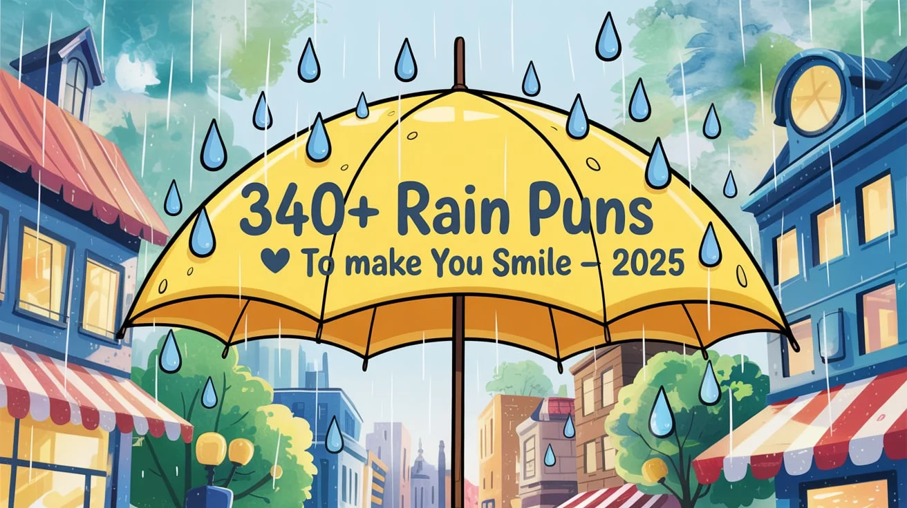 Rain Puns To Make You Smile