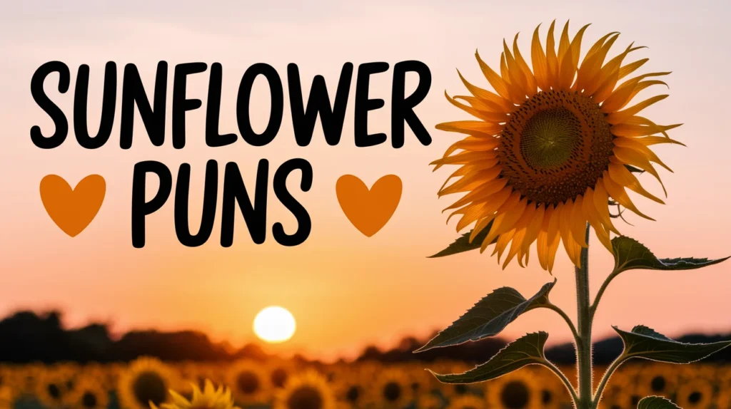 Sunflower Puns