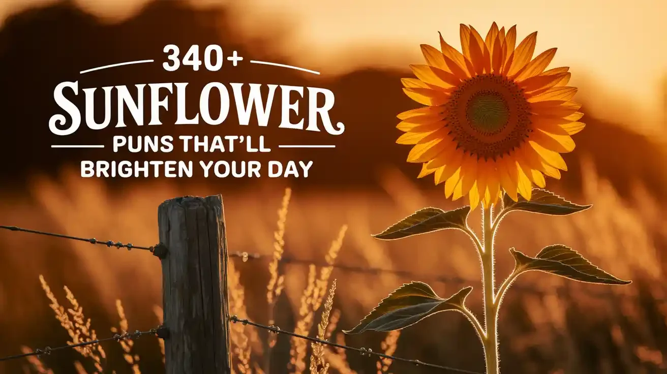 Sunflower Puns Thatโll Brighten Your Day