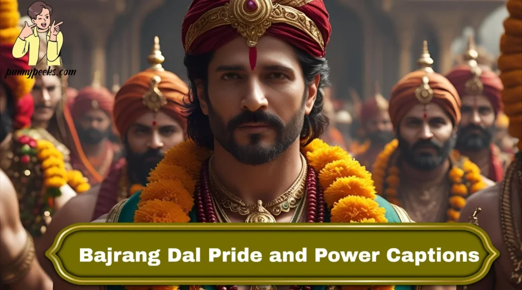 Bajrang Dal Pride and Power Captions