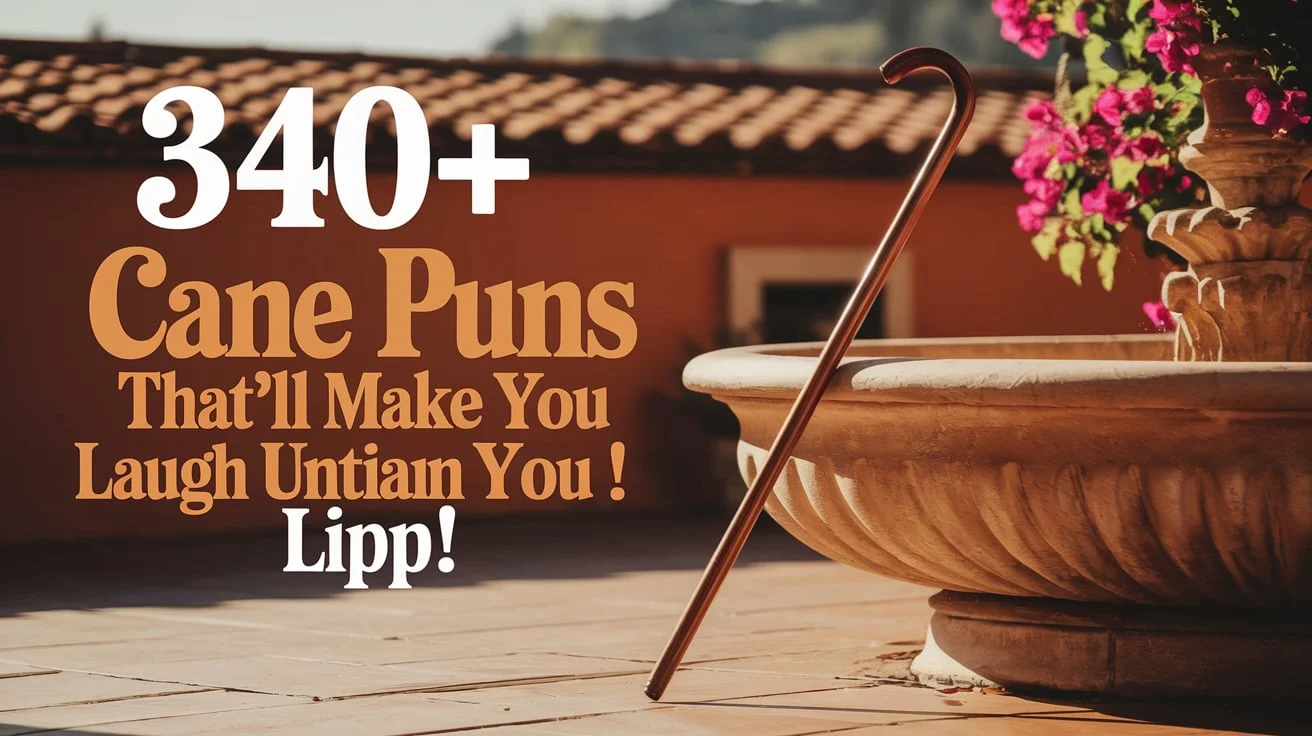 Cane Puns That’ll Make You Laugh Until You Limp