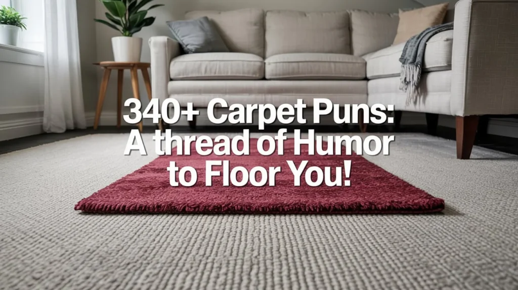 Carpet Puns A Thread of Humor to Floor You!