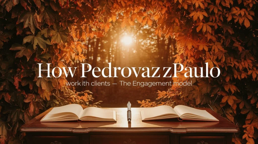 How Pedrovazpaulo works with clients — the engagement model