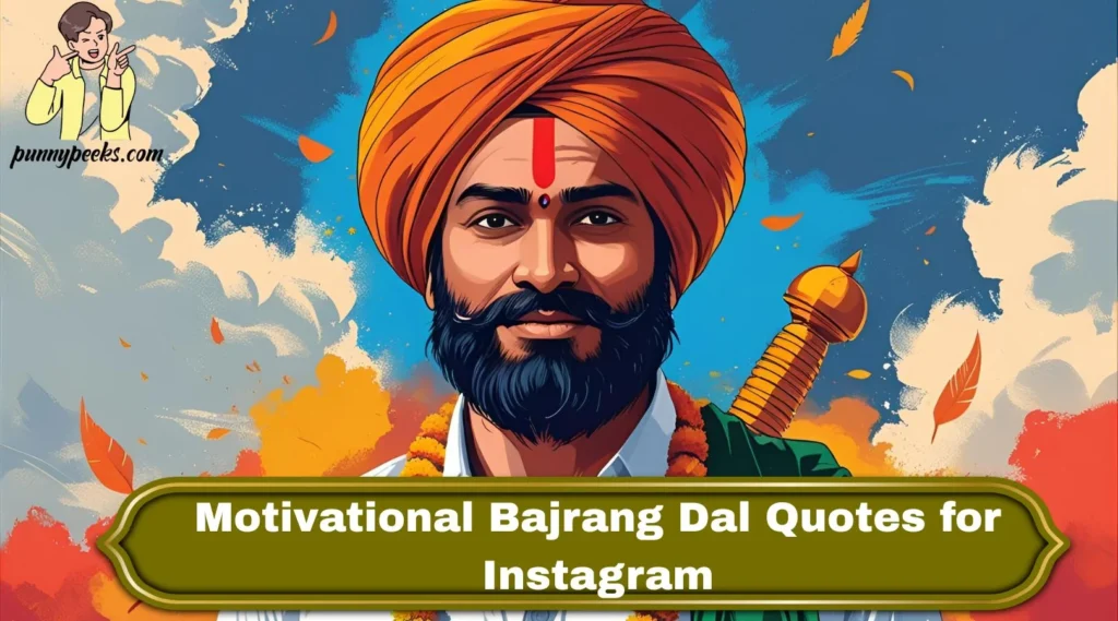 Motivational Bajrang Dal Quotes for Instagram