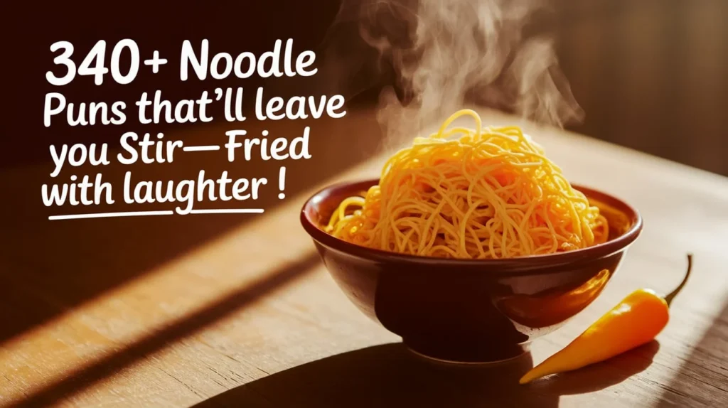 Noodle Puns That'll Leave You Stir-Fried with Laughter