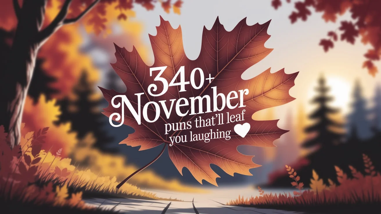 November Puns That’ll Leaf You Laughing