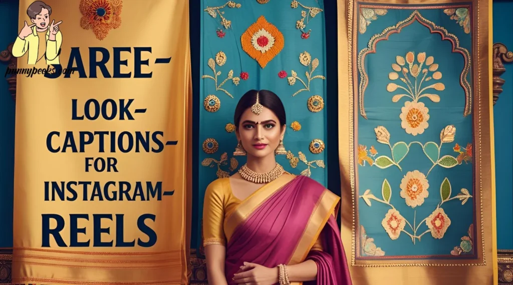 Saree Look Captions for Instagram Reels