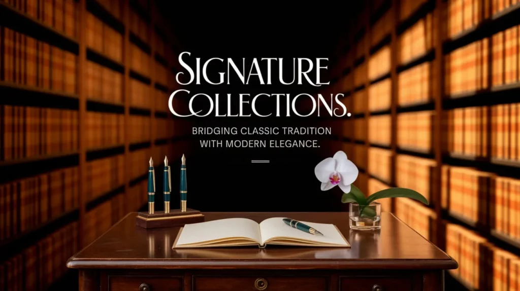 Signature Collections: Bridging Classic Tradition with Modern Elegance