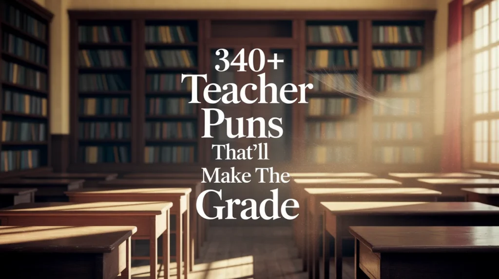 Teacher Puns Thatâll Make the Grade