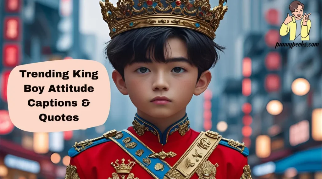 Trending King Boy Attitude Captions & Quotes