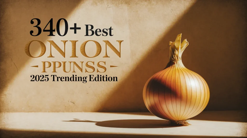 Best Onion Puns