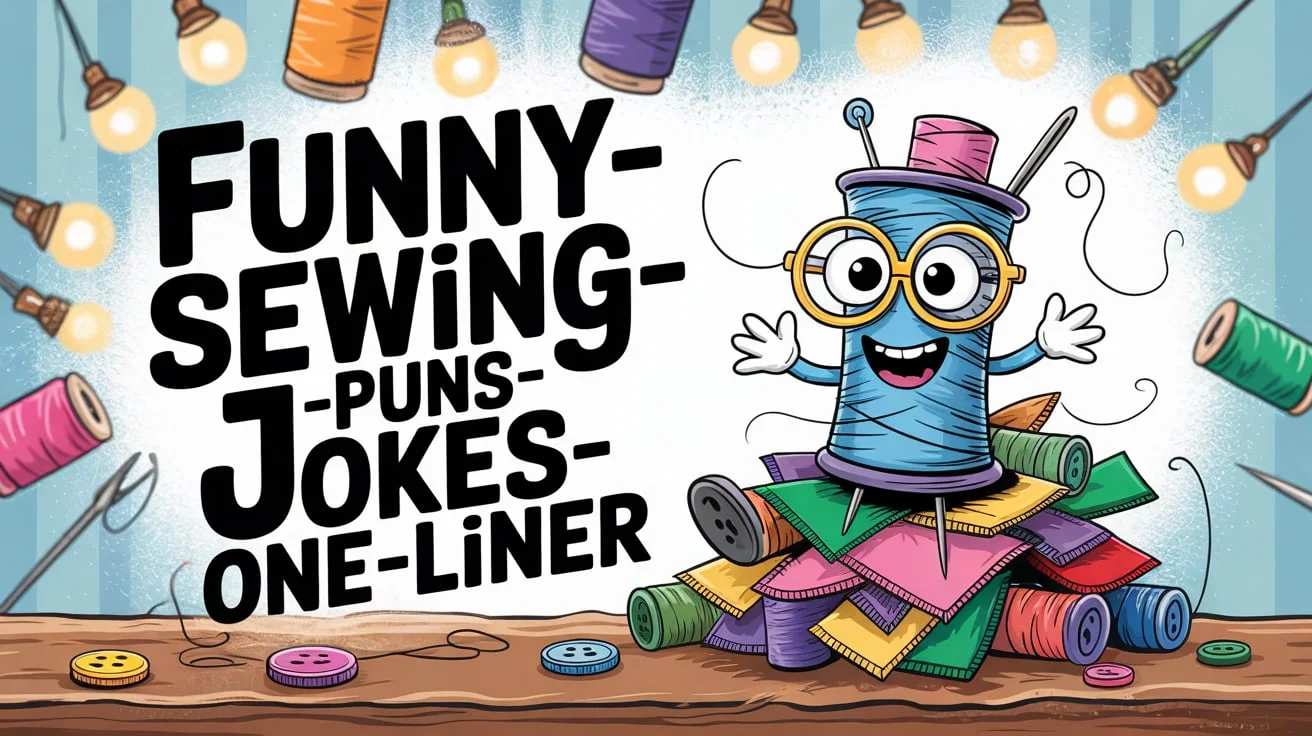 Funny Sewing Puns Jokes One Liner