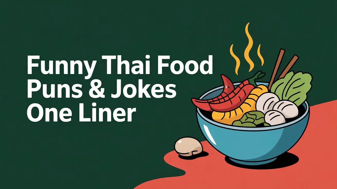Funny Thai Food Puns & Jokes One Liner