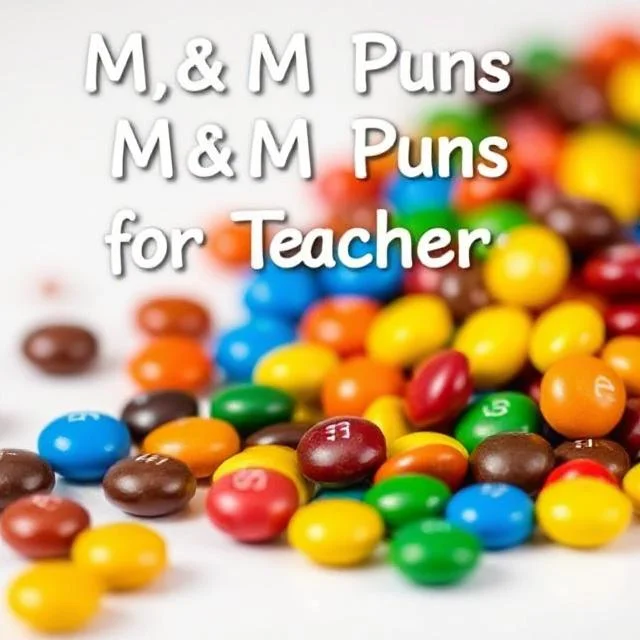 M&M Puns for Teachers