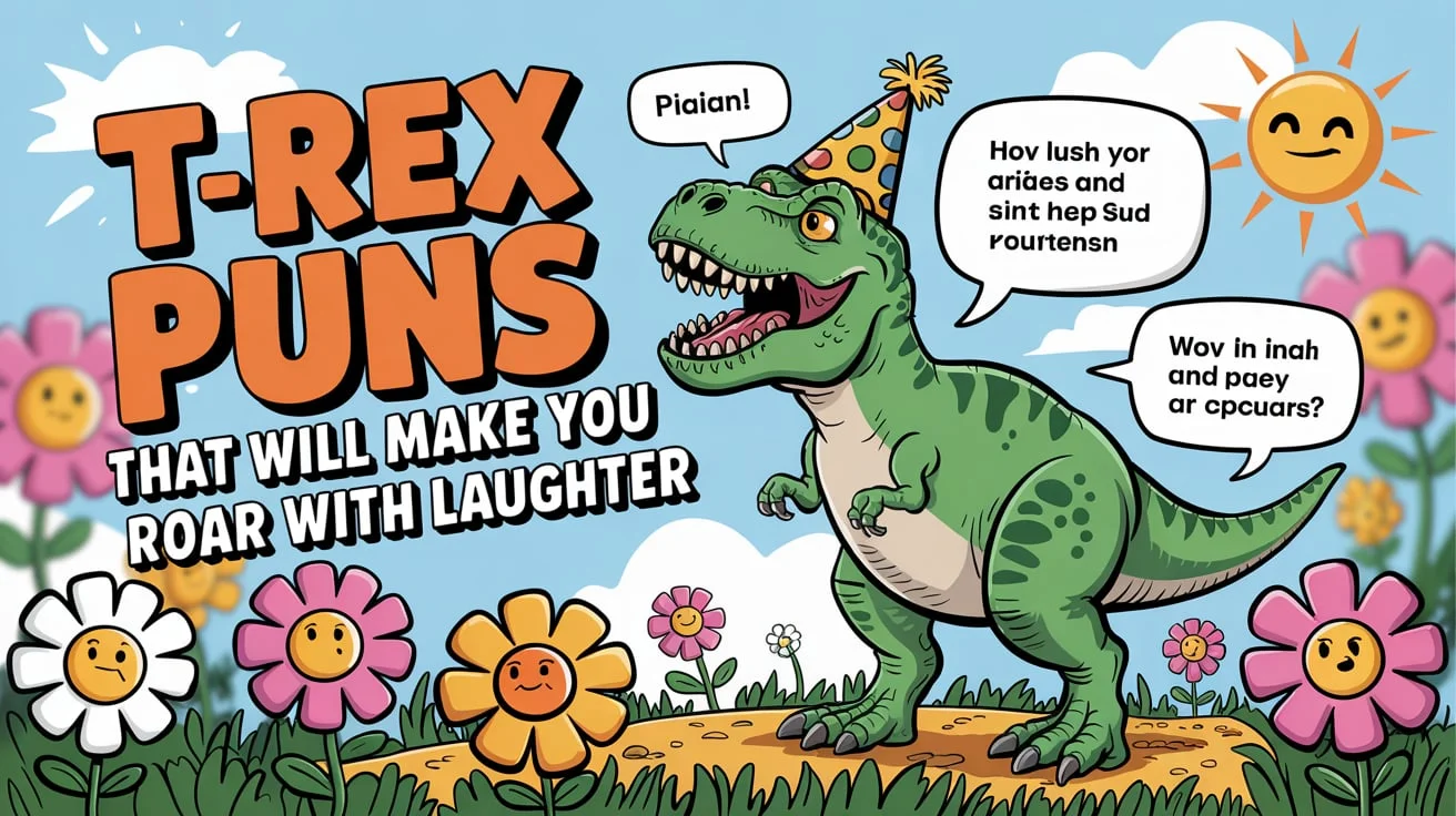 T Rex Puns That Will Make You Roar with Laughter