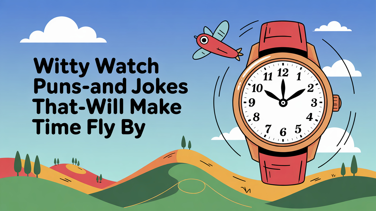 Witty Watch Puns and jokes That Will Make Time Fly By