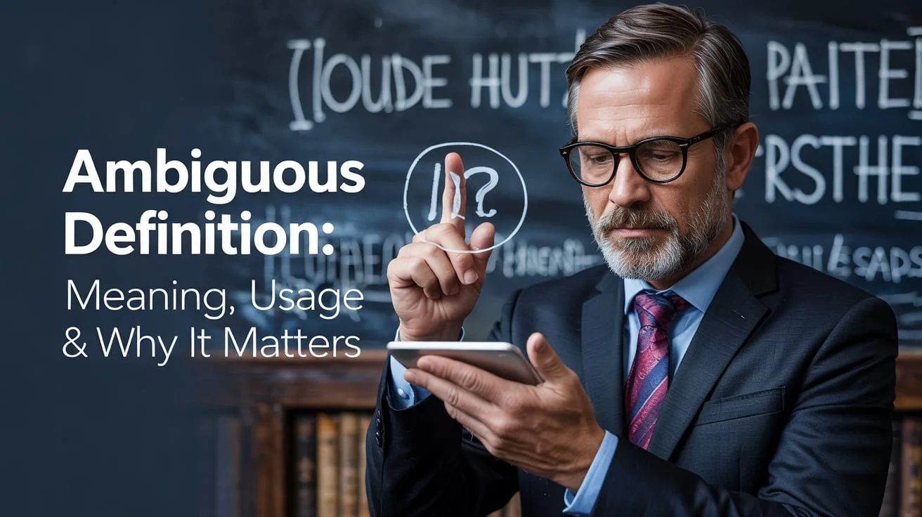 Ambiguous Definition: Meaning, Usage & Why It Matters