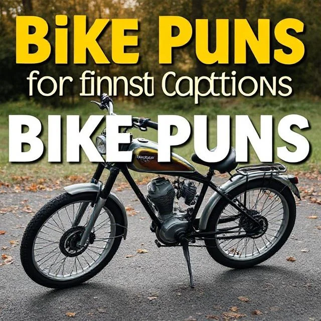 Bike Puns for Instagram Captions