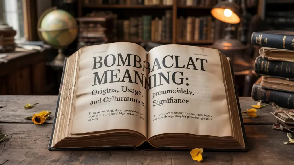 Bombaclat Meaning