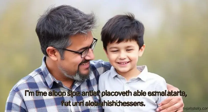 Captions for Father and Son Picture