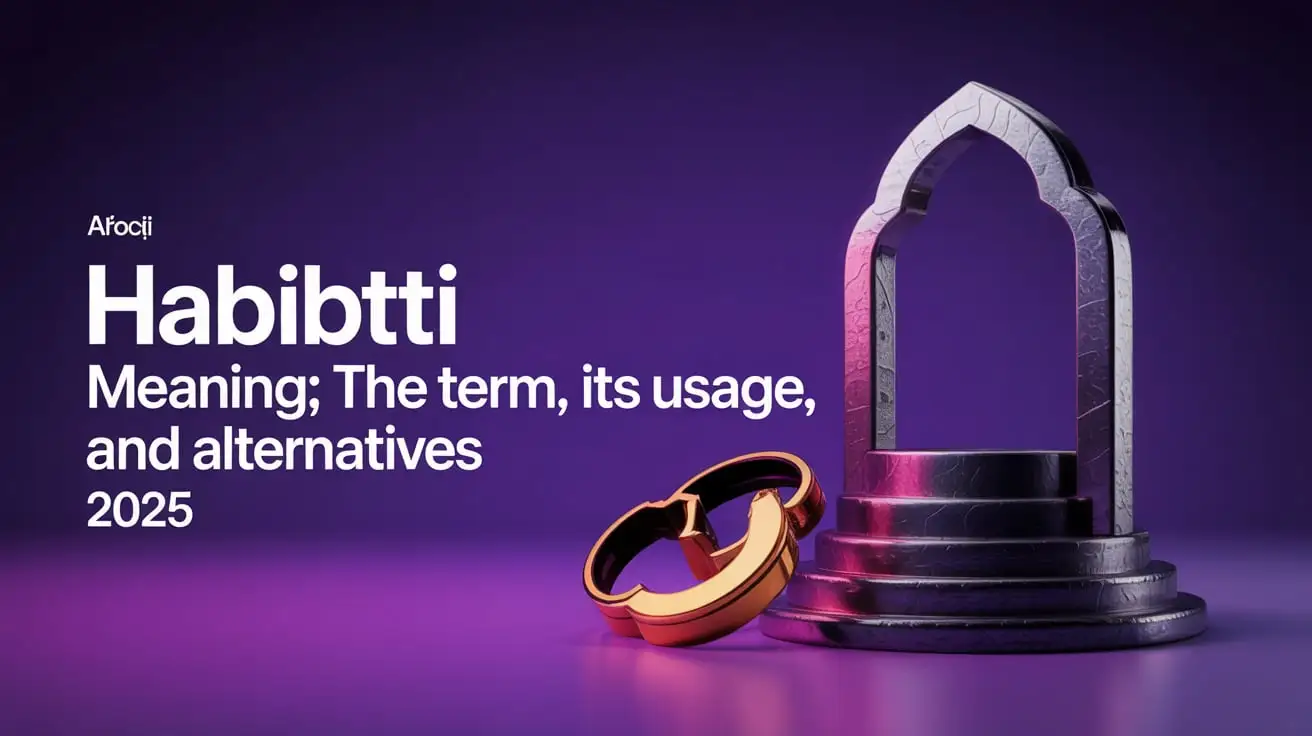 Habibti Meaning