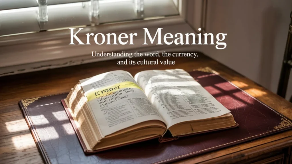 Kroner Meaning