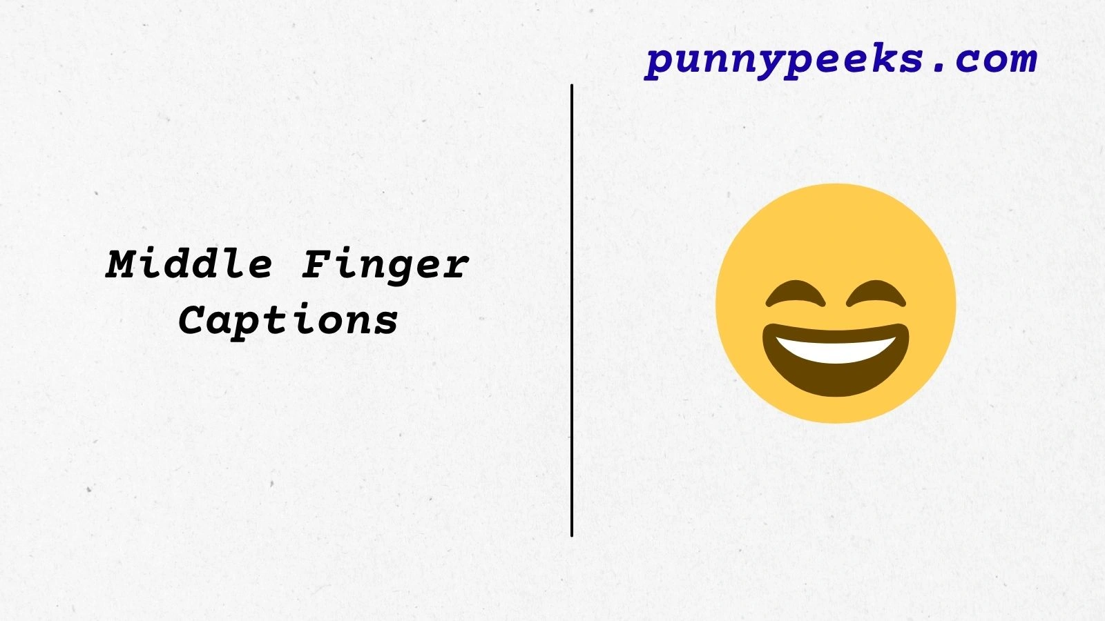 Middle Finger Captions